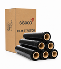 Film Stretch Negro 2kg 6 Uds.