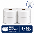 Papel Higenico Industrial 500m 4 Uds.